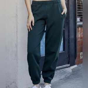 Dark Green Brandy Melville sweatpants